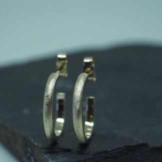 Ellipse Gold Small Hoops